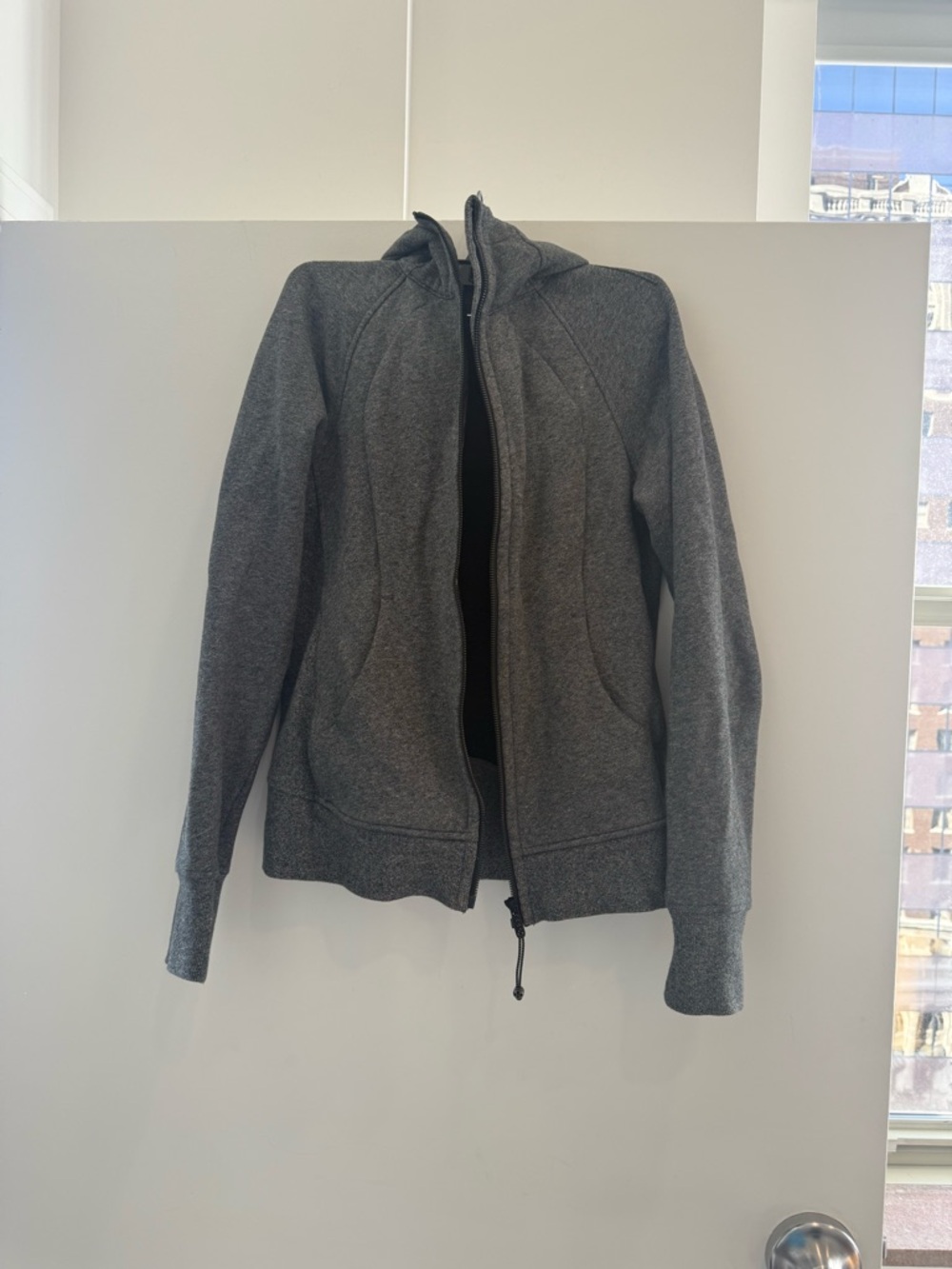 lululemon athletica Charcoal Grey Zip-Up Bomber Jacket